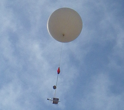 SSD Balloon taking flight