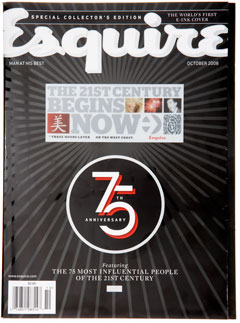 Escquire 75th anniversary magazine