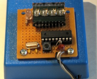 Event Counter hand-wired circuit board