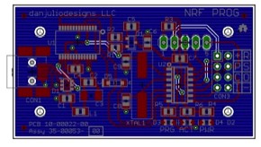 Image of PCB from Eagle layout program